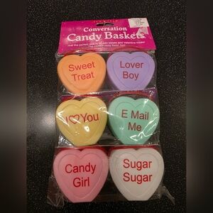 Vintage Easter Basket Filler Party Favor Set of 6 Conversation Candy Baskets